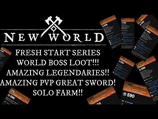 New World Easy Items you can Farm for Solo! EP 3!! Amazing Solo Gear to get You Started! 600 gs FARM