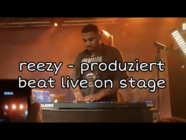 reezy - produziert beat live on stage (Frankfurt - Das Bett)
