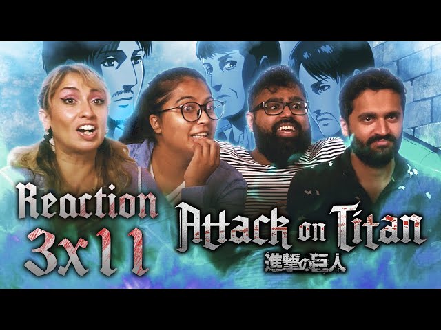 Attack on Titan Dub - 3x11 Bystander - Group Reaction