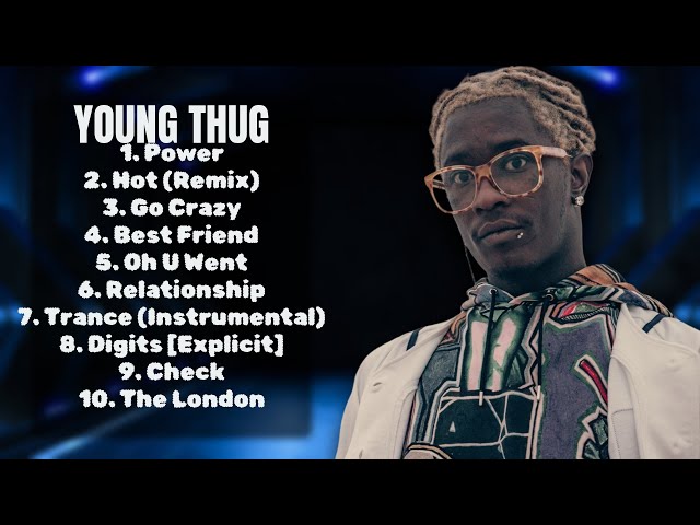 Young Thug-Hits that made an impact in 2024-Premier Tunes Playlist-Homogeneous