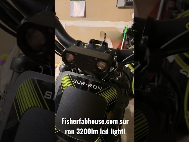 Fisherfabhouse LED Sur Ron Headlight WOW