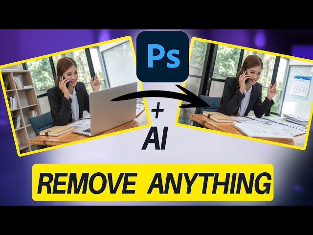 How To Remove anything from a picture in Photoshop with Generative Fill Ai