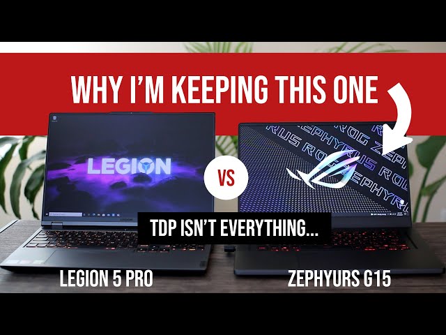 Why I'm Returning My Lenovo Legion 5 Pro for the Asus Zephyrus G15 (Gaming Benchmarks & Performance)