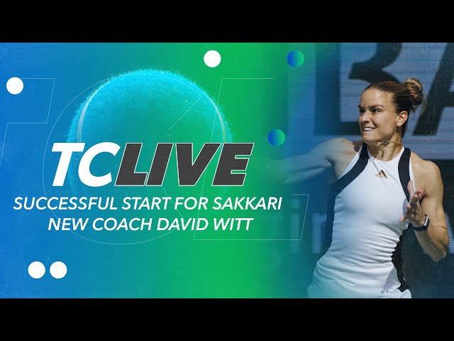 Successful Start for Maria Sakkari & New Coach David Witt | Tennis Channel Live