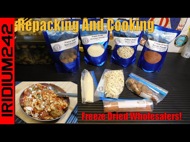 Repacking And Cooking Freeze Dried Wholesalers!