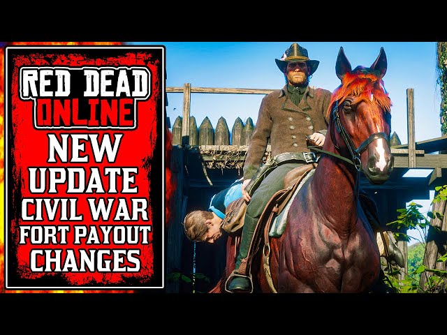 Red Dead Online's CIVIL WAR FORT Mission Just Got Even Better.. (New RDR2 Update)