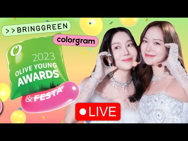Let's check out 2023 OLIVE YOUNG AWARDS winning products! 💚BRINGGREEN & COLORGRAM💖 #EUNISOO