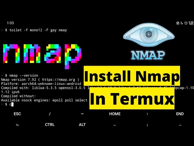 آموزش و نصب nmap در ترموکس / اسکنر آسیب پذیری