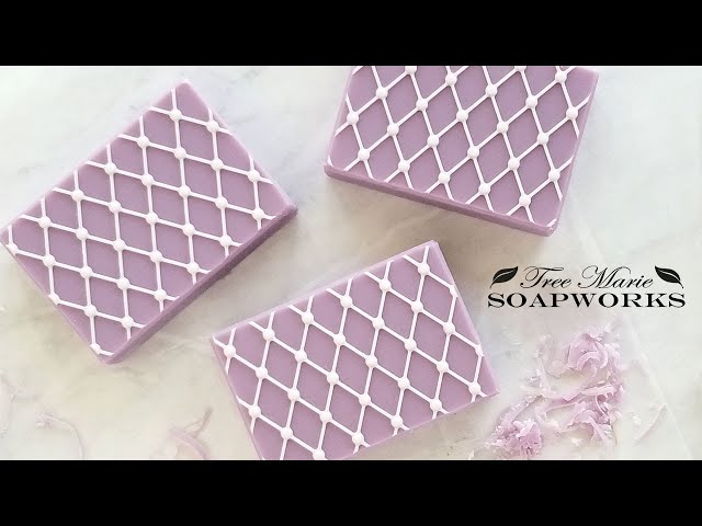 Silicone Impression Mat Technique, Cold Process Soap Making, (Technique Video #2)