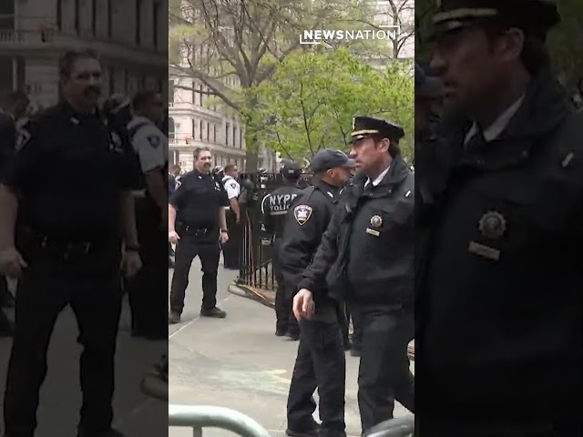 Person sets self on fire outside NY courthouse where Trump trial ongoing