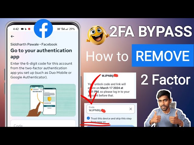 Facebook go to your authentication app facebook 2024 | two factor authentication lost phone code