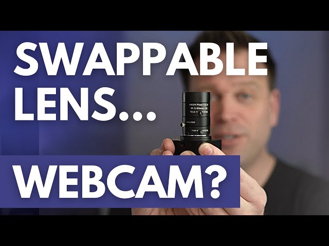 Does a swappable lens on a webcam change everything? 🤔 Telephoto Lens MOKOSE 4K webcam