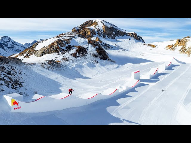 Snowboarding The PERFECT Snow Pump Track