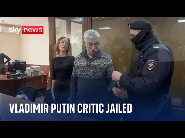 Human rights activist jailed for criticising war in Ukraine | Ukraine war