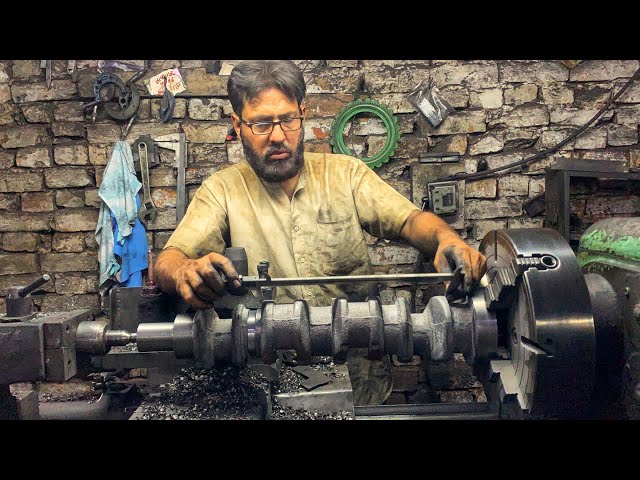 Production of Crankshafts in Factory Complete Process || Machining 3 Cylinder Engine Crankshaft