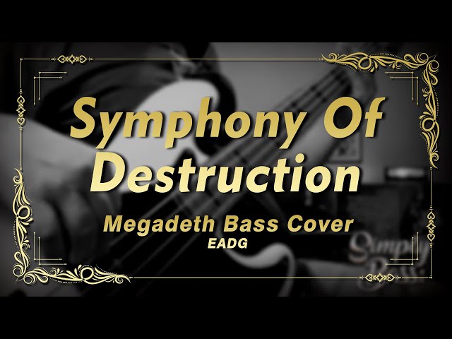 Symphony Of Destruction - Megadeth Bass Cover