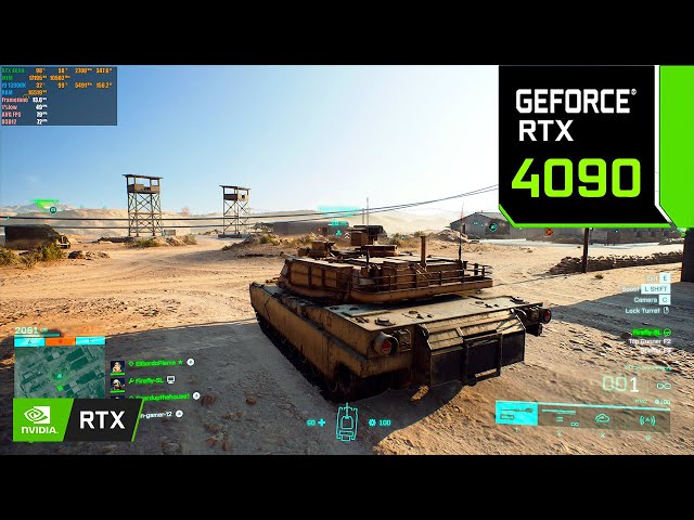 Battlefield 2042 : RTX 4090 24GB + i9 13900K ( 8K Ultra Graphics RTX ON / DLSS ON )