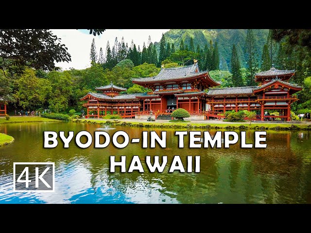 [4K] Byodo-In Temple - The Japanese Buddhist Temple in Hawaii - Walking Tour