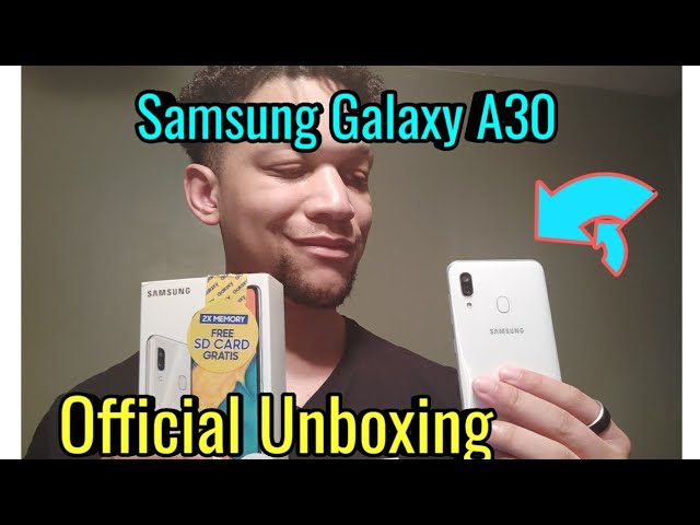 Samsung Galaxy A30 (64GB, 4GB RAM) 6.4" FHD+ Infinity-U Display Unboxing
