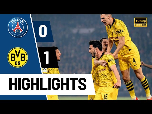 PSG vs Broussia Dortmund 0-1 Extended Highlights & All Goals 2024 Hummels Goal🔥