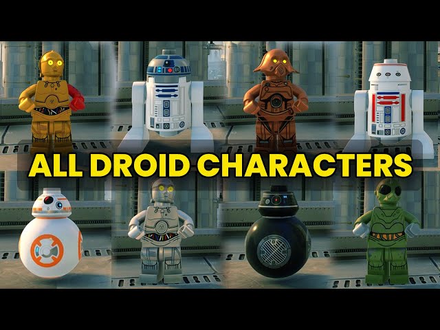 (With Clips) Every DROIDS In Skywalker Saga - Based On Description