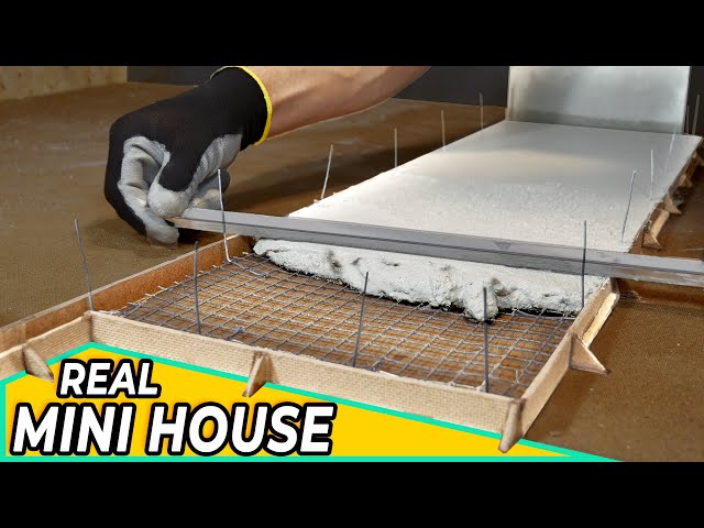 MINI HOUSE - How to Make REAL Luxury House #1 - Foundations