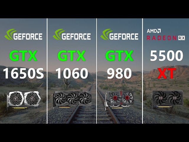GTX 1650 SUPER vs GTX 1060 vs GTX 980 vs RX 5500 XT Test in 7 Games