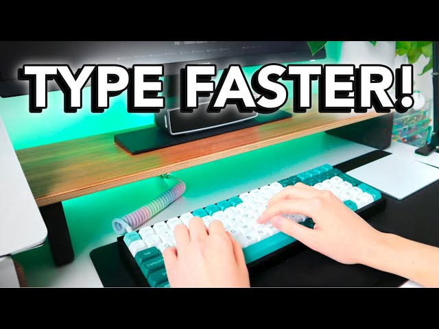 How I Improved my Typing Speed | 40 to 100+ WPM