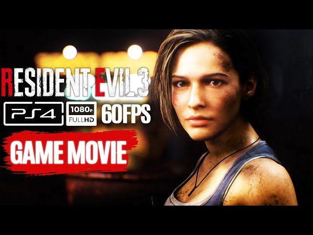 RESIDENT EVIL 3 REMAKE All Cutscenes (Game Movie) 1080p 60FPS