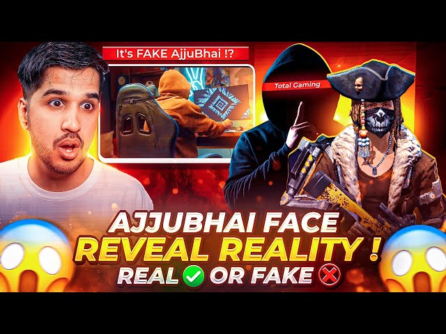 FAKE FACE REVEAL OF AJJU BHAI 😱 || @TotalGaming093 FACE REVEAL REALITY 😱 REAL OR FAKE ?