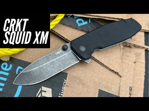 NEW KNIFE! CRKT Squid XM - A Larger Squid - The Popular CRKT & Lucas Burnley Design