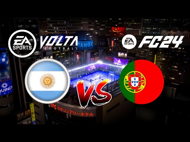 ARGENTINA VS PORTUGUL VOLTA FOOTBALL [ FUTSAL ] ANSWERING 1 GOAL BY 6