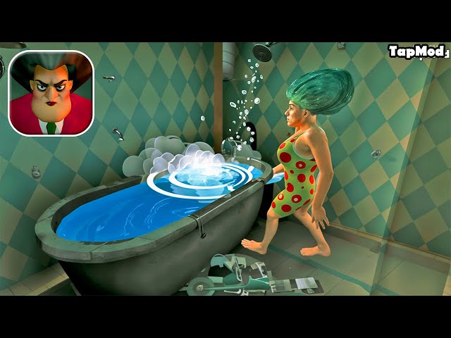 Scary Teacher 3D - Gameplay Part 20 - 6.9.1 Chapter 1 Update - 3 New Levels - Troubled Waters Pranks