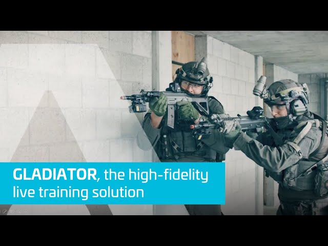 GLADIATOR, the high-fidelity live training solution - Thales