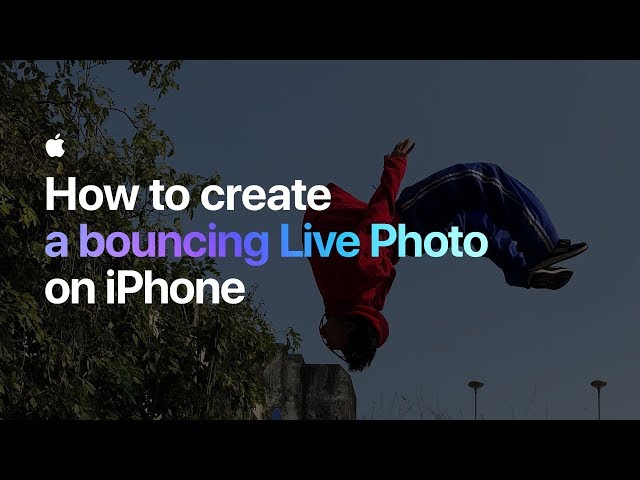 How to create a bouncing Live Photo on iPhone