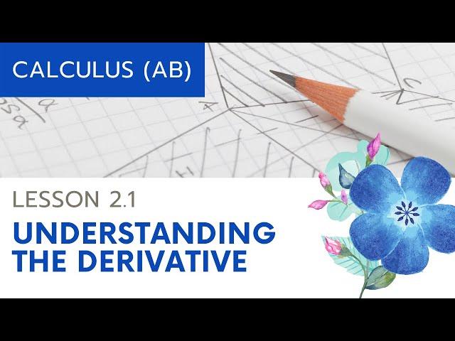 AP Calculus AB: Lesson 2.1: The Difference Quotient