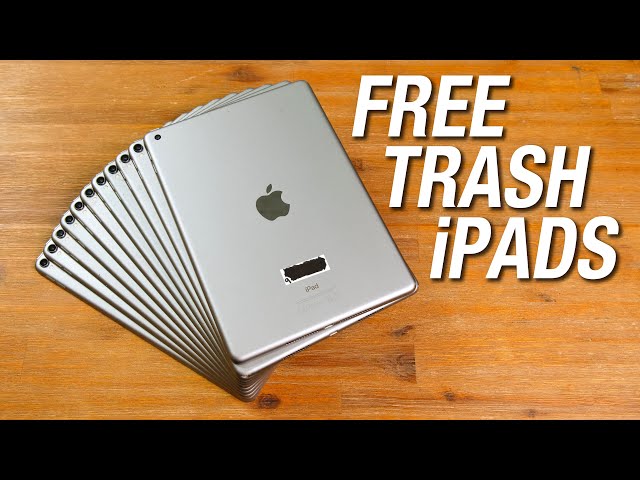 11 FREE iPads Thrown Out By A School!