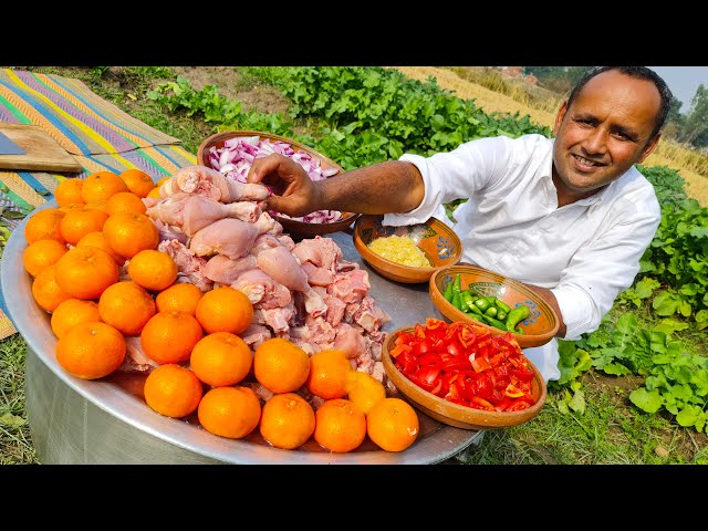 Orange Chicken Gravy Recipe | Orange Chicken Curry Recipe | Mubashir Saddique | Village Food Secrets