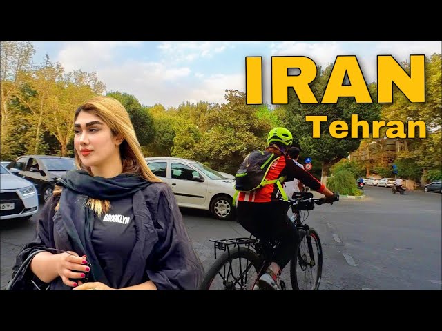 IRAN - Walking In Tehran Keshavarz Blvd Iran 2022