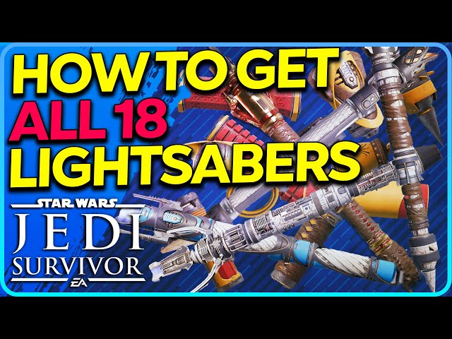How to Get ALL Lightsabers Star Wars Jedi Survivor