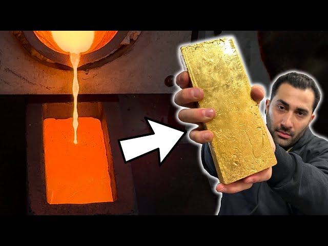 Making a PERFECT 10 Kilogram Gold Bar