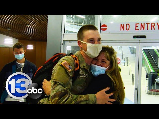 Soldier's return is perfect Christmas present for Lima family