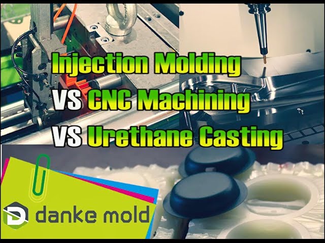 Injection Mold VS CNC Machining VS Urethane Casting