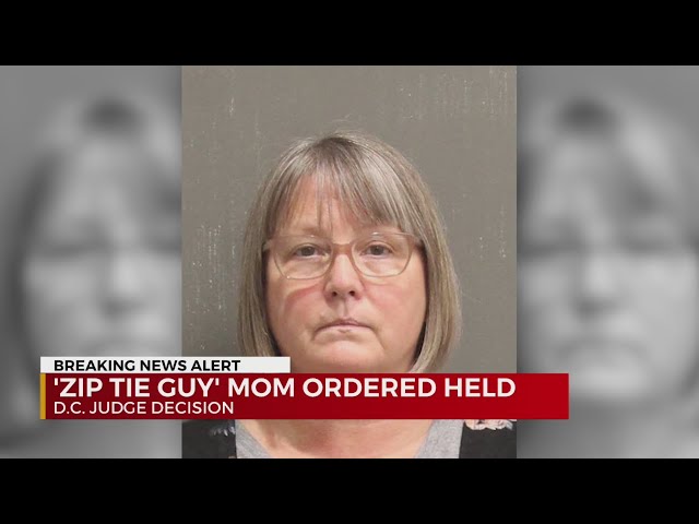 'Zip Tie Guy' mom ordered held