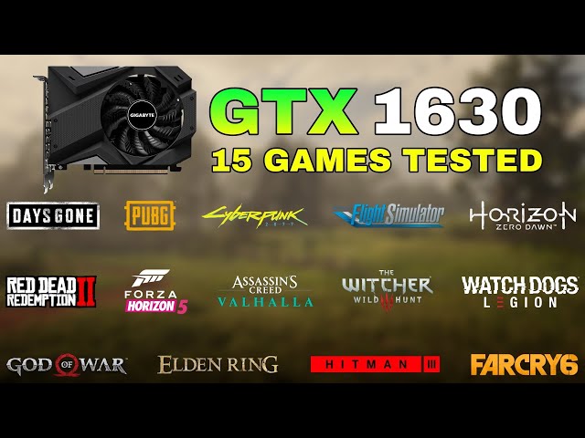 GTX 1630 Test in 15 Games in 2022 - is it good for gaming?