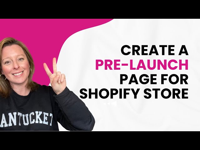 Shopify Coming Soon Page Tutorial | Customize Your Password Page