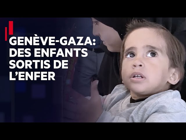 Enfants palestiniens expatriés à Genève pour y être soignés
