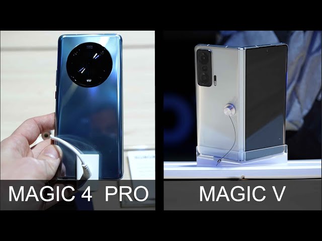 MWC 2022: Hands On - Honor Magic 4 Pro & Magic V (Foldable)
