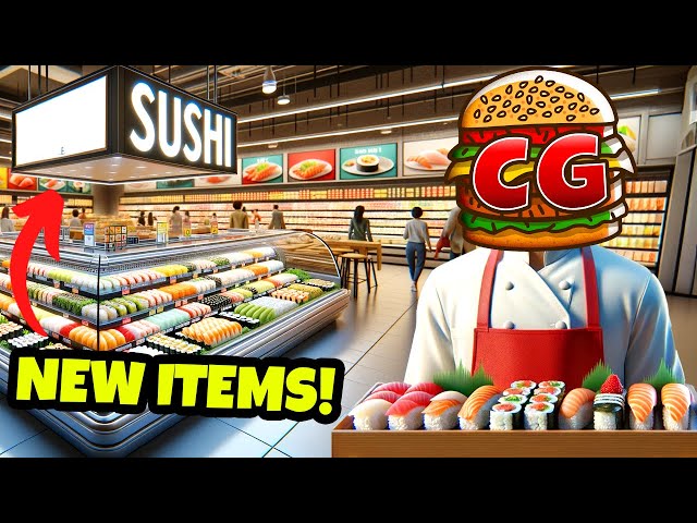 Leveling Up My Grocery Store with NEW PRODUCTS! (Supermarket Simulator)