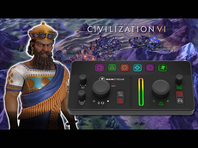 TESTING THE MACKIE MAINSTREAM WITH PS5 PLAY OF CIV 6!!